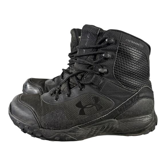 Under Armour Stellar Tactical Boots Men’s 8.5 Black 3021037-001 Lightweight - Picture 4 of 8